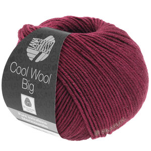 Lana Grossa COOL WOOL Big  Uni/Melange уни/меланж | 1000-бургунд