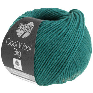 Lana Grossa COOL WOOL Big  Uni/Melange уни/меланж | 1003-сине-зелёный