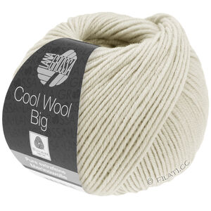 Lana Grossa COOL WOOL Big  Uni/Melange уни/меланж | 1010-грейдж