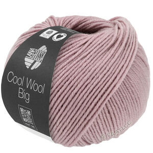 Lana Grossa COOL WOOL Big  Uni/Melange уни/меланж | 1033-серо-розовый
