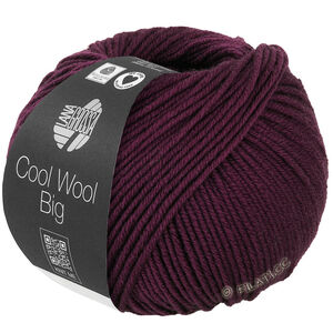 Lana Grossa COOL WOOL Big  Uni/Melange уни/меланж | 1035-тёмный бургунд