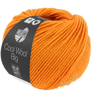 Lana Grossa COOL WOOL Big  Uni/Melange уни/меланж | 1041-оранжевый