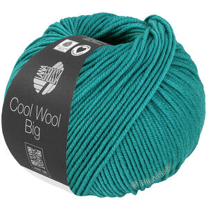 Lana Grossa COOL WOOL Big  Uni/Melange уни/меланж | 1043-бирюзово-зелёный