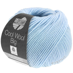 Lana Grossa COOL WOOL Big  Uni/Melange уни/меланж | 0604-голубой