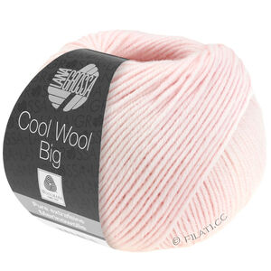 Lana Grossa COOL WOOL Big  Uni/Melange уни/меланж | 0605-нежно-розовый