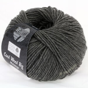 Lana Grossa COOL WOOL Big  Uni/Melange уни/меланж | 0617-тёмно-серый меланжевый