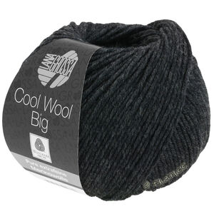 Lana Grossa COOL WOOL Big  Uni/Melange уни/меланж | 0618-антрацитовый