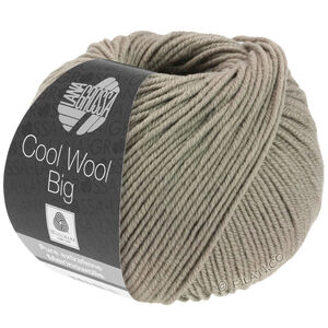 Lana Grossa COOL WOOL Big  Uni/Melange уни/меланж | 0686-серо-коричневый