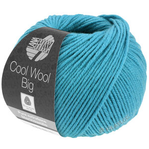 Lana Grossa COOL WOOL Big  Uni/Melange уни/меланж | 0910-бирюзовый