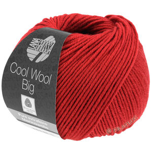 Lana Grossa COOL WOOL Big  Uni/Melange уни/меланж | 0924-тёмно-красный