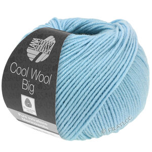 Lana Grossa COOL WOOL Big  Uni/Melange уни/меланж | 0946-небесно-голубой