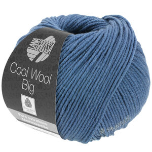 Lana Grossa COOL WOOL Big  Uni/Melange уни/меланж | 0968-голубино-синий