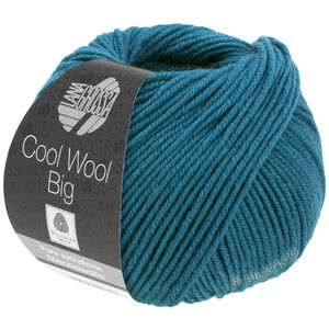 Lana Grossa COOL WOOL Big  Uni/Melange уни/меланж | 0979-тёмно сине-зеленый
