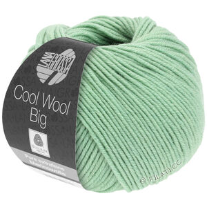 Lana Grossa COOL WOOL Big  Uni/Melange уни/меланж | 0998-липово-зелёный