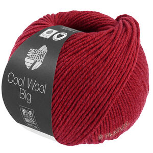 Lana Grossa COOL WOOL Big Mélange (We Care) | 1701-вишнёвый меланжевый