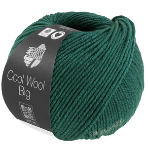 Lana Grossa COOL WOOL Big Mélange (We Care) | 1705-тёмно-зелёный меланжевый