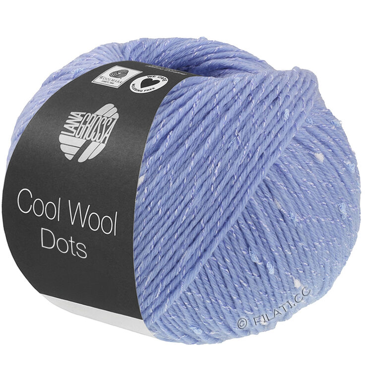 Lana Grossa COOL WOOL Dots | 01-голубой