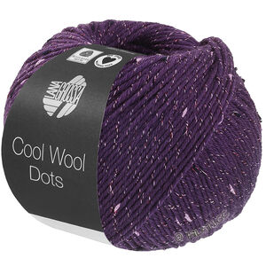 Lana Grossa COOL WOOL Dots | 03-баклажановый