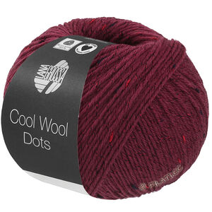 Lana Grossa COOL WOOL Dots | 04-бургунд