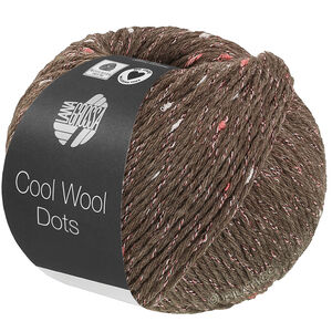 Lana Grossa COOL WOOL Dots | 11-серо-коричневый