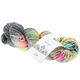 Lana Grossa COOL WOOL Hand-dyed | 105-средне-серый/тёмно-серый/розовый/ярко-розовый/бирюзовый/оранжевый