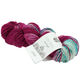 Lana Grossa COOL WOOL Hand-dyed | 109-бирюзово-синий/красно-фиолетовый/сурово-белый/петрольный