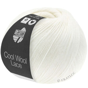 Lana Grossa COOL WOOL Lace | 28-белый