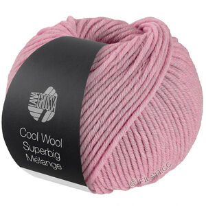 Lana Grossa COOL WOOL Superbig Mélange | 201-розовый меланжевый