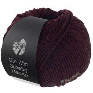 Lana Grossa COOL WOOL Superbig Mélange | 203-бургунд меланжевый
