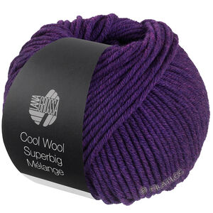 Lana Grossa COOL WOOL Superbig Mélange | 204-фиолетовый меланжевый