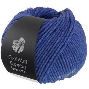 Lana Grossa COOL WOOL Superbig Mélange | 207-синий меланжевый