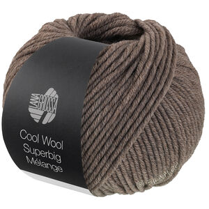 Lana Grossa COOL WOOL Superbig Mélange | 213-серо-коричневый меланжевый