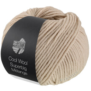 Lana Grossa COOL WOOL Superbig Mélange | 214-бежевый меланжевый