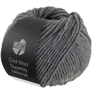 Lana Grossa COOL WOOL Superbig Mélange | 217-тёмно-серый меланжевый