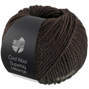 Lana Grossa COOL WOOL Superbig Mélange | 219-серо-коричневый меланжевый