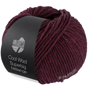 Lana Grossa COOL WOOL Superbig Mélange | 221-чёрно-красный меланжевый