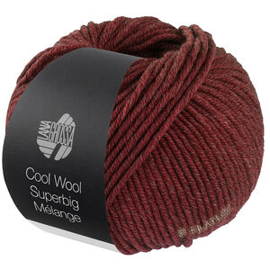 Lana Grossa COOL WOOL Superbig Mélange | 222-винно-красный меланжевый