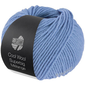 Lana Grossa COOL WOOL Superbig Mélange | 224-небесно-голубой меланжевый