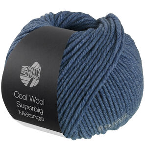 Lana Grossa COOL WOOL Superbig Mélange | 226-джинс меланжевый