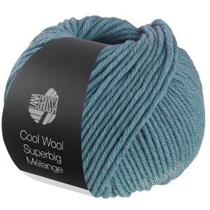 Lana Grossa COOL WOOL Superbig Mélange | 227-голубино-синий меланжевый