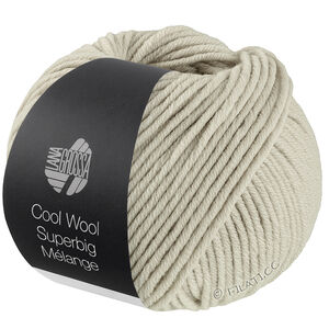 Lana Grossa COOL WOOL Superbig Mélange | 231-светло-серый меланжевый