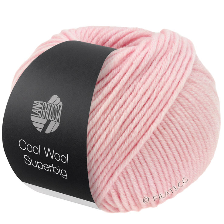 Lana Grossa COOL WOOL Superbig | 01-розовый