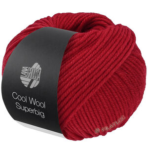 Lana Grossa COOL WOOL Superbig | 08-вишнёвый