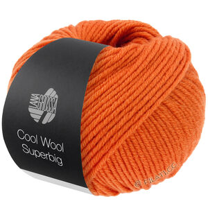 Lana Grossa COOL WOOL Superbig | 10-оранжевый