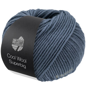 Lana Grossa COOL WOOL Superbig | 18-стальной синий