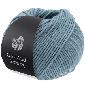 Lana Grossa COOL WOOL Superbig | 19-серо-синий