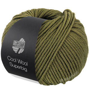 Lana Grossa COOL WOOL Superbig | 24-оливковый