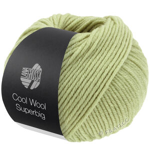 Lana Grossa COOL WOOL Superbig | 27-бледно-зелёный