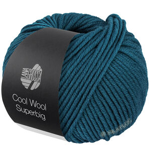 Lana Grossa COOL WOOL Superbig | 32-сине-зелённый