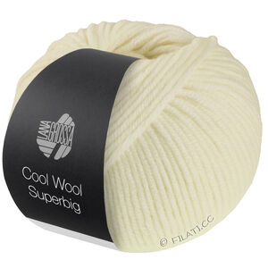 Lana Grossa COOL WOOL Superbig | 35-яичная скорлупа